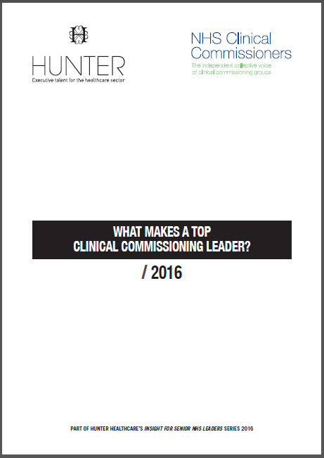 New NHSCC and Hunter Healthcare report reveals what makes a top clinical commissioning leader featured image