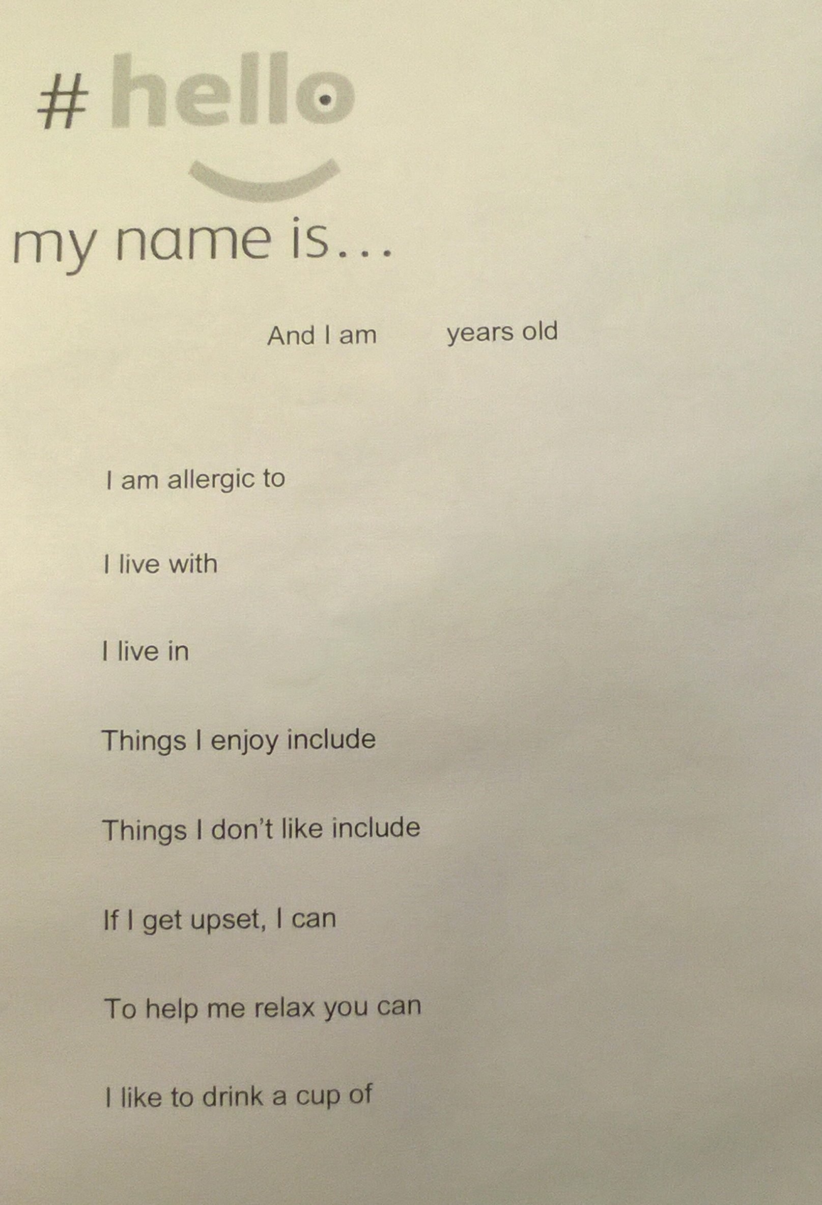 #Hello My name is... featured image