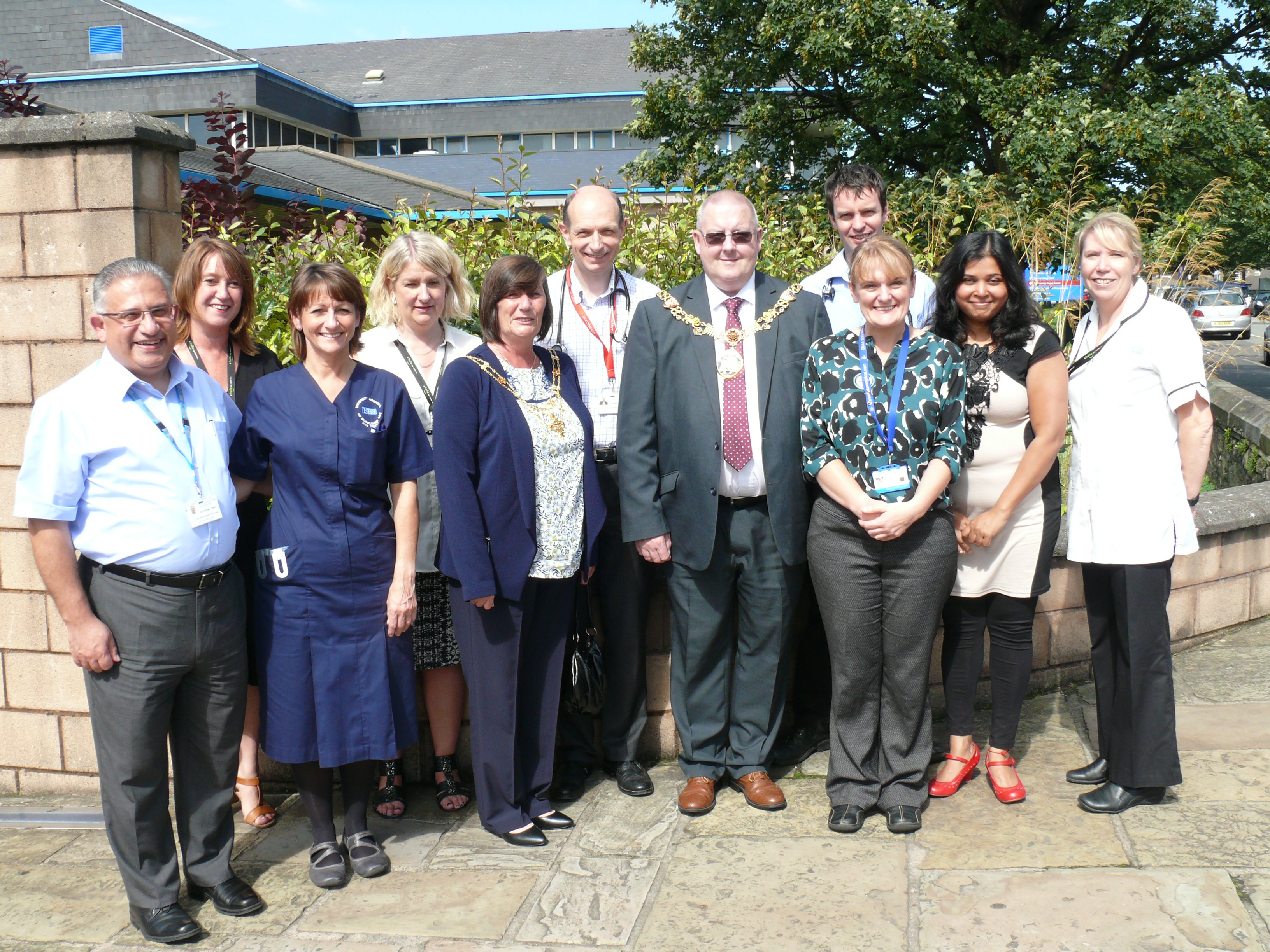 Mayor congratulates Trust on progress of diabetes hub featured image