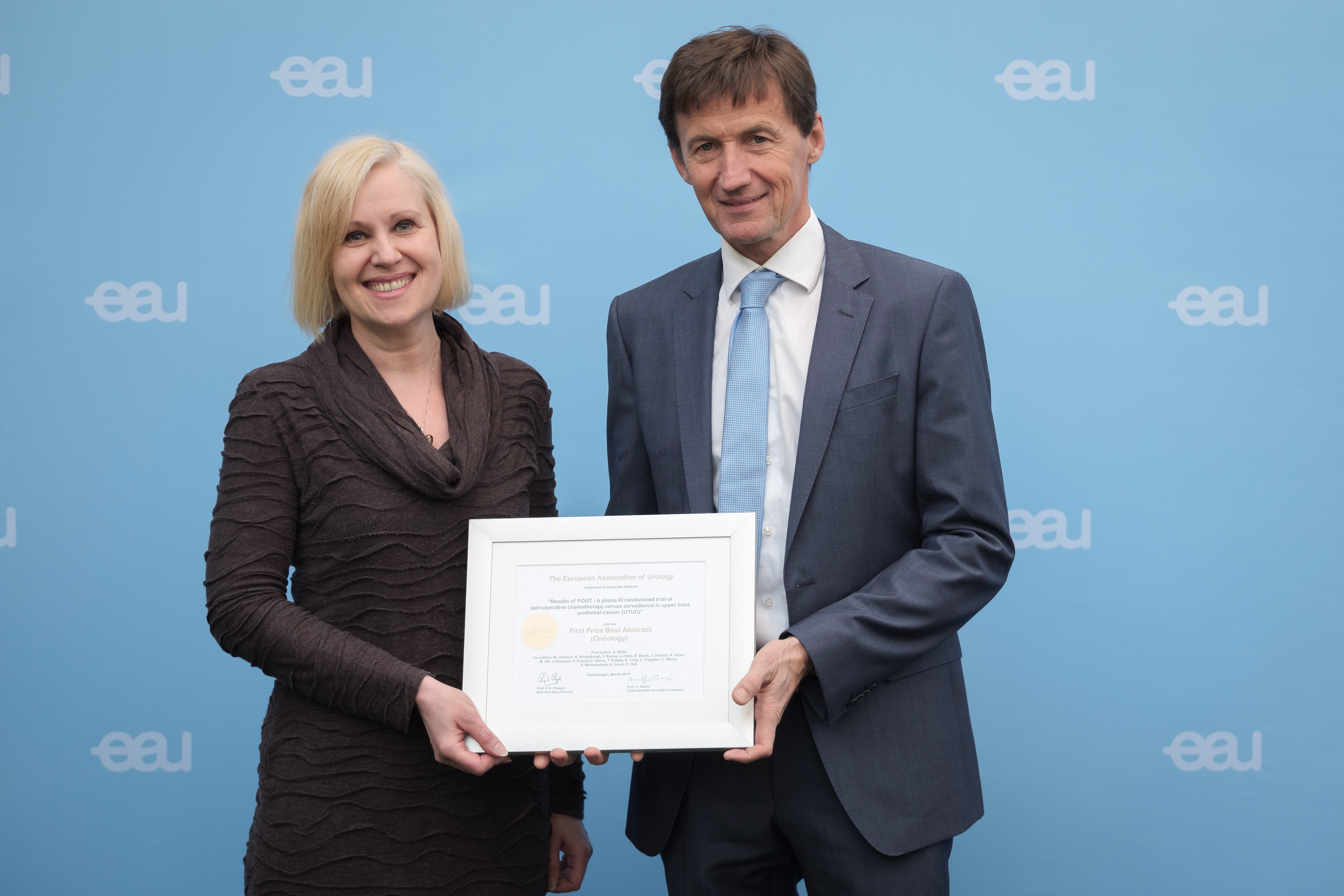 Well-deserved award for leading a ground breaking, practice changing clinical trial featured image