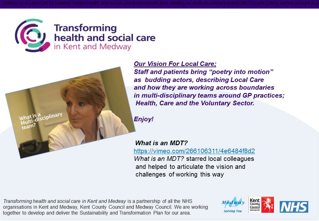 Poetry in Motion; bringing Local Care to life in Kent and Medway featured image