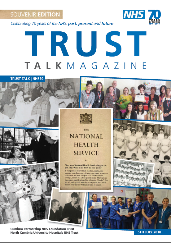 Special edition of Trust Talk magazine celebrates 70 years of the NHS featured image