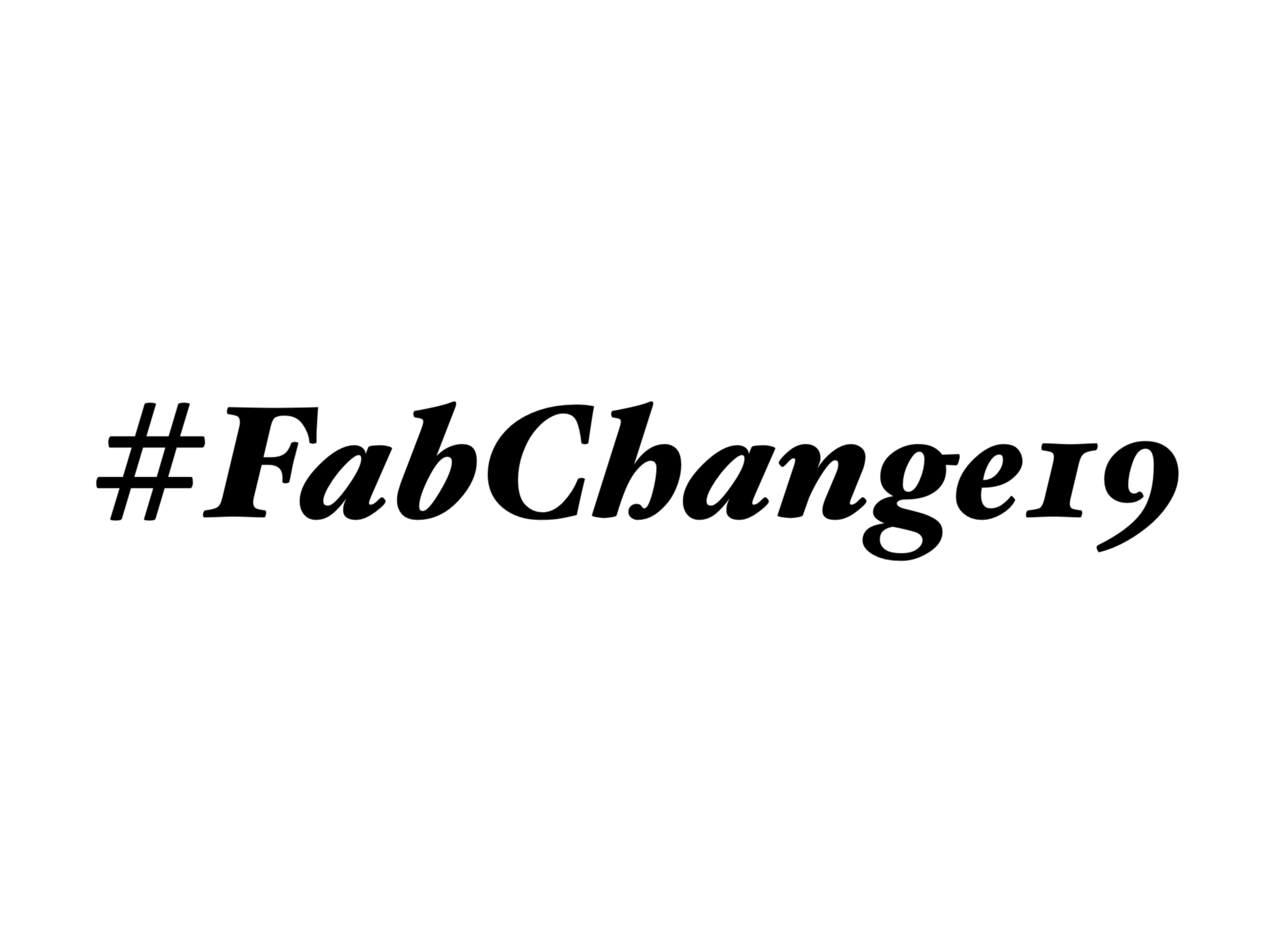 #FabChange19 - October 16th 2019 featured image