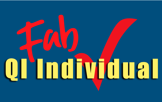 Awards category Fab QI Individual