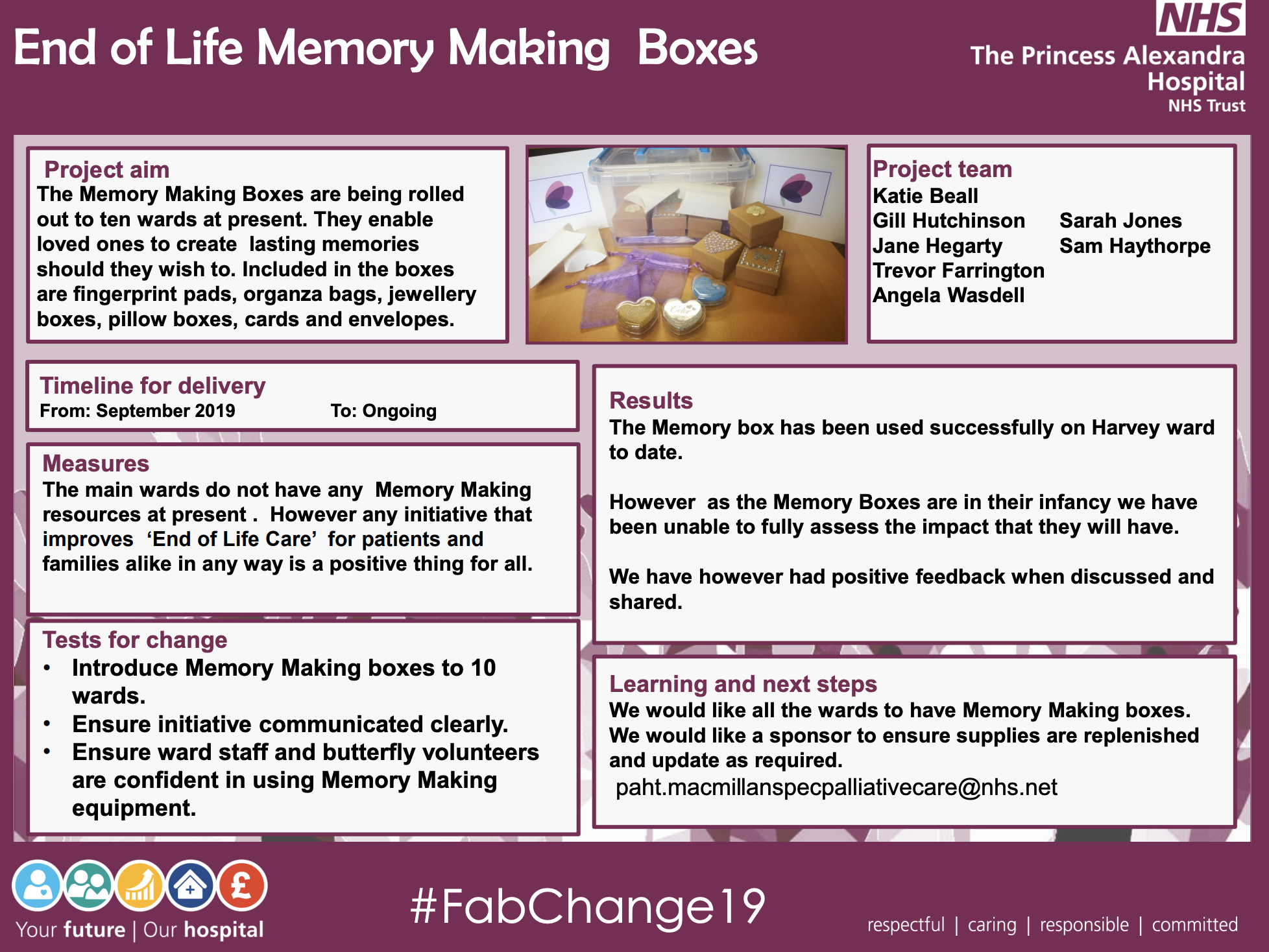 PAHT - End of Life Memory Making Boxes - @QualityFirstPAH featured image