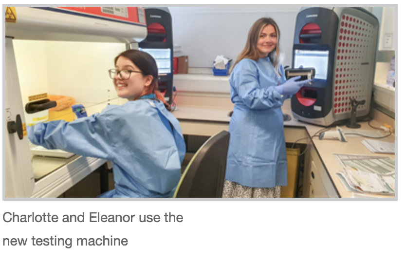 Rapid coronavirus testing underway at Northampton General featured image