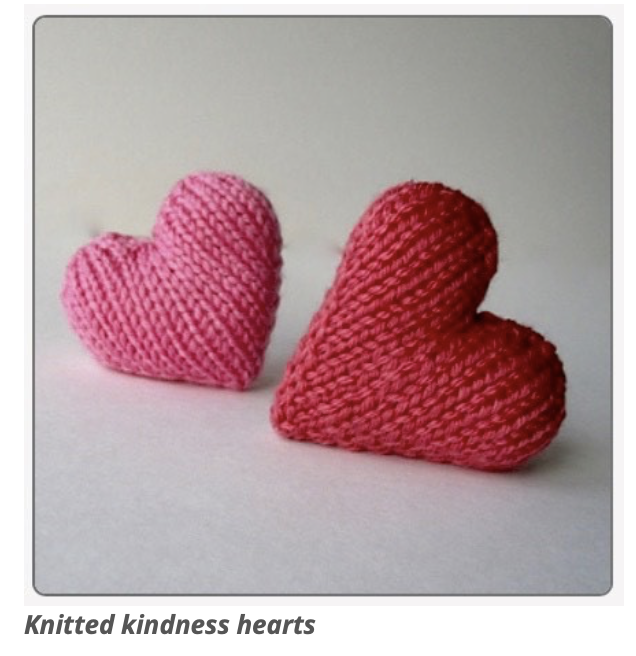 Knitted kindness hearts to be gifted to patients and their families featured image
