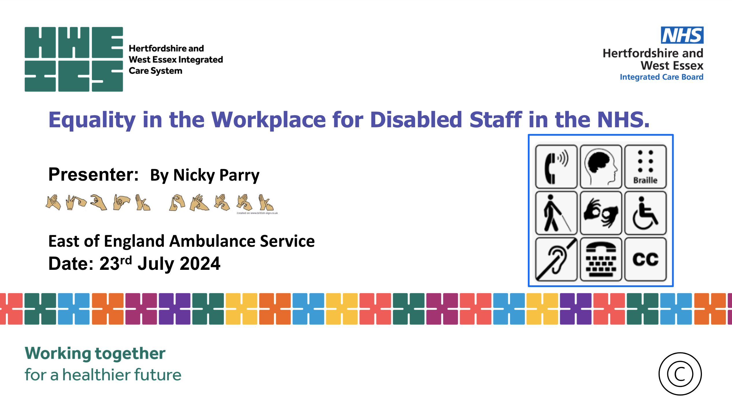 Equality in the Workplace for Disabled Staff in the NHS featured image