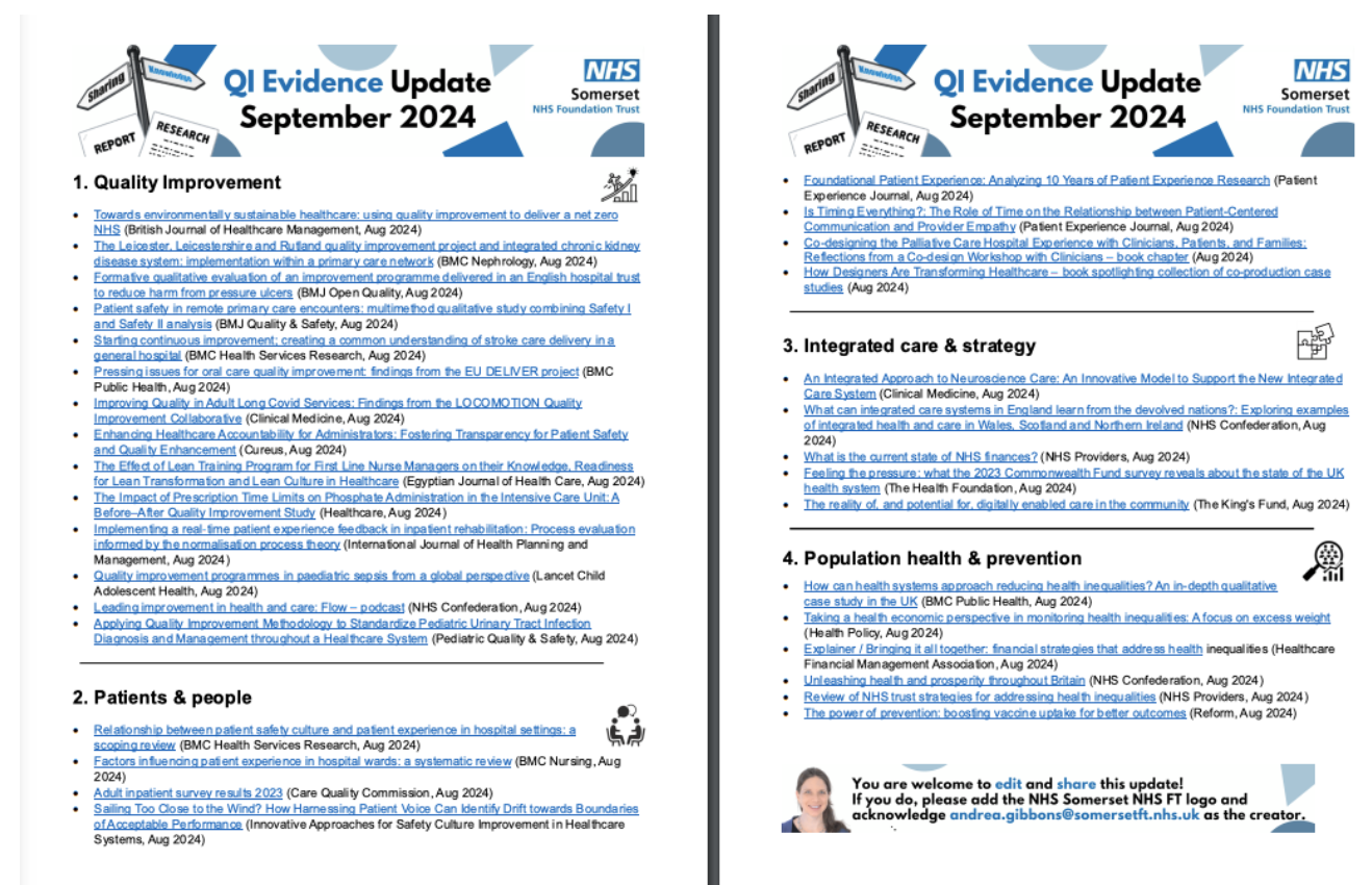 QI Evidence updates - restyled for you for 2024 featured image