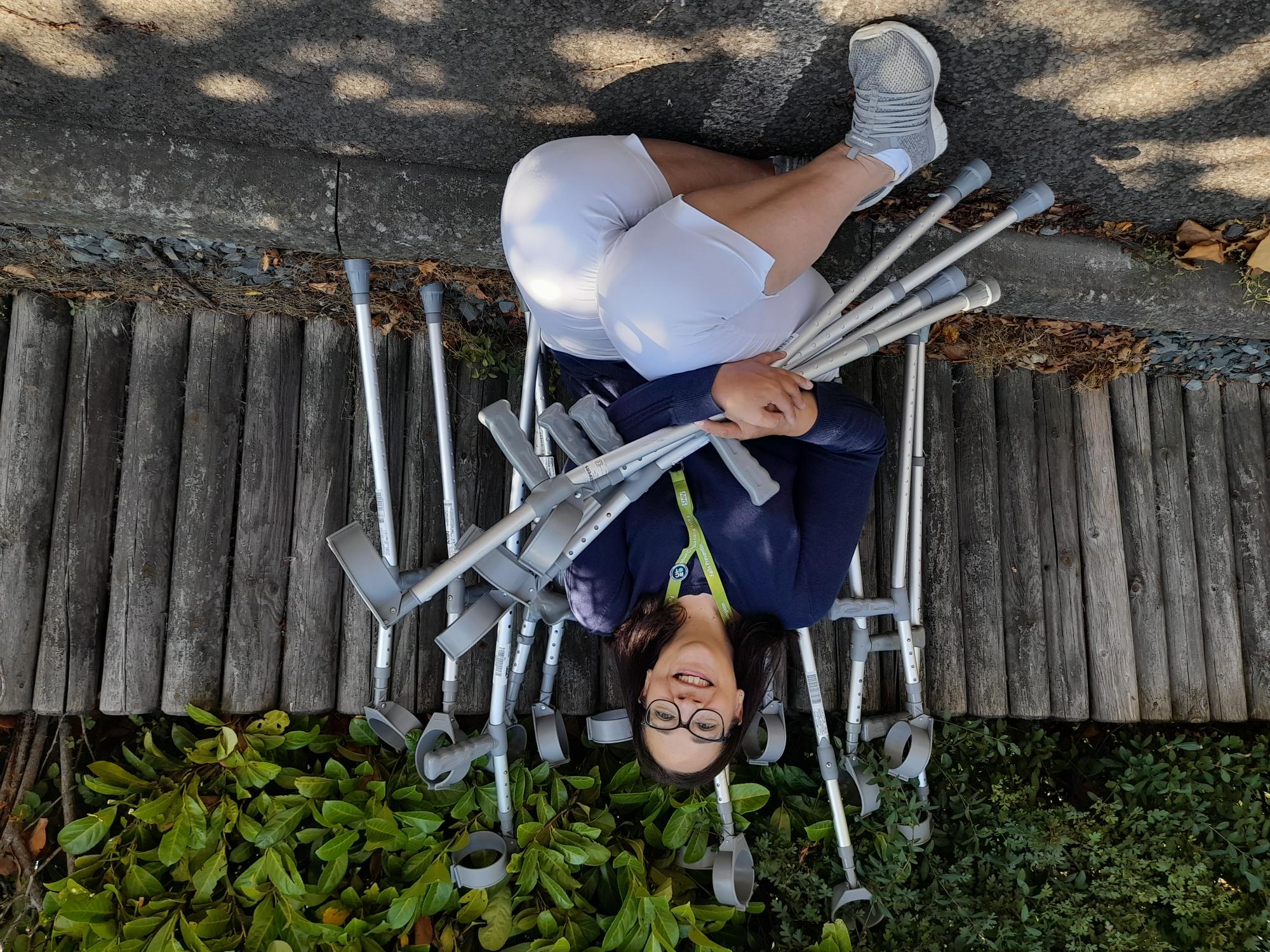 Elbow crutch recycling scheme featured image