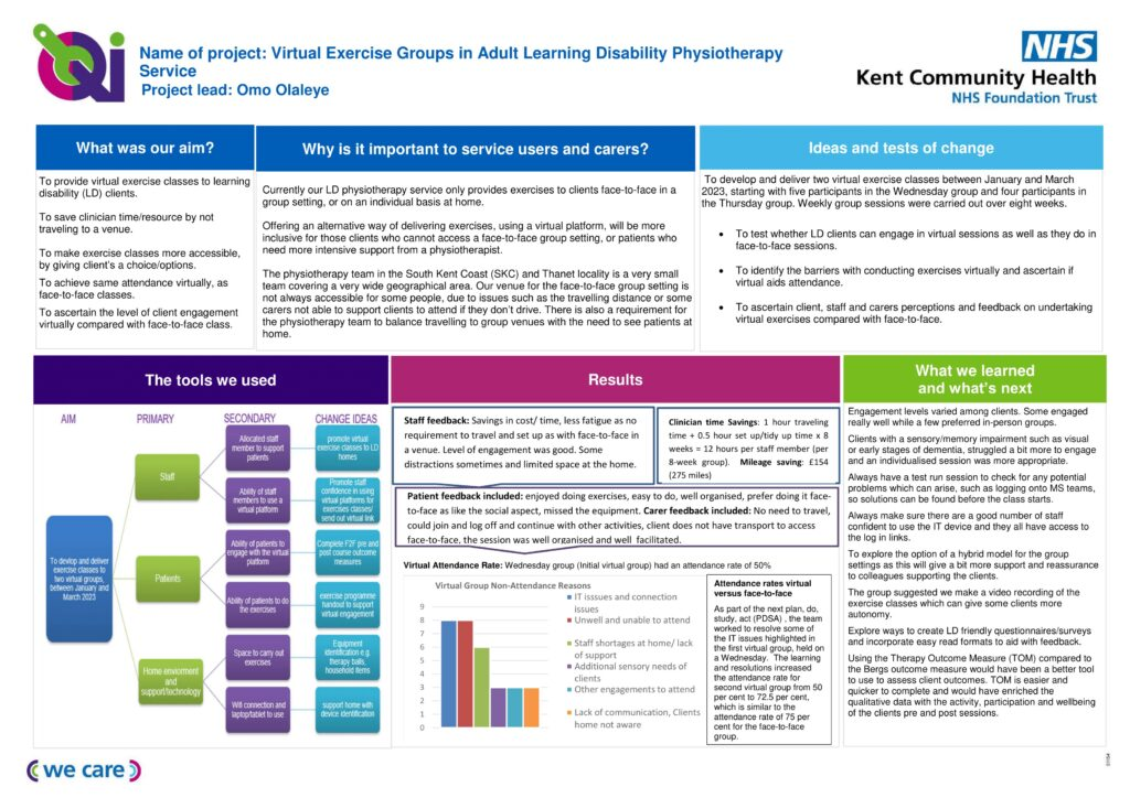 Virtual exercise classes for adults with learning disabilities featured image