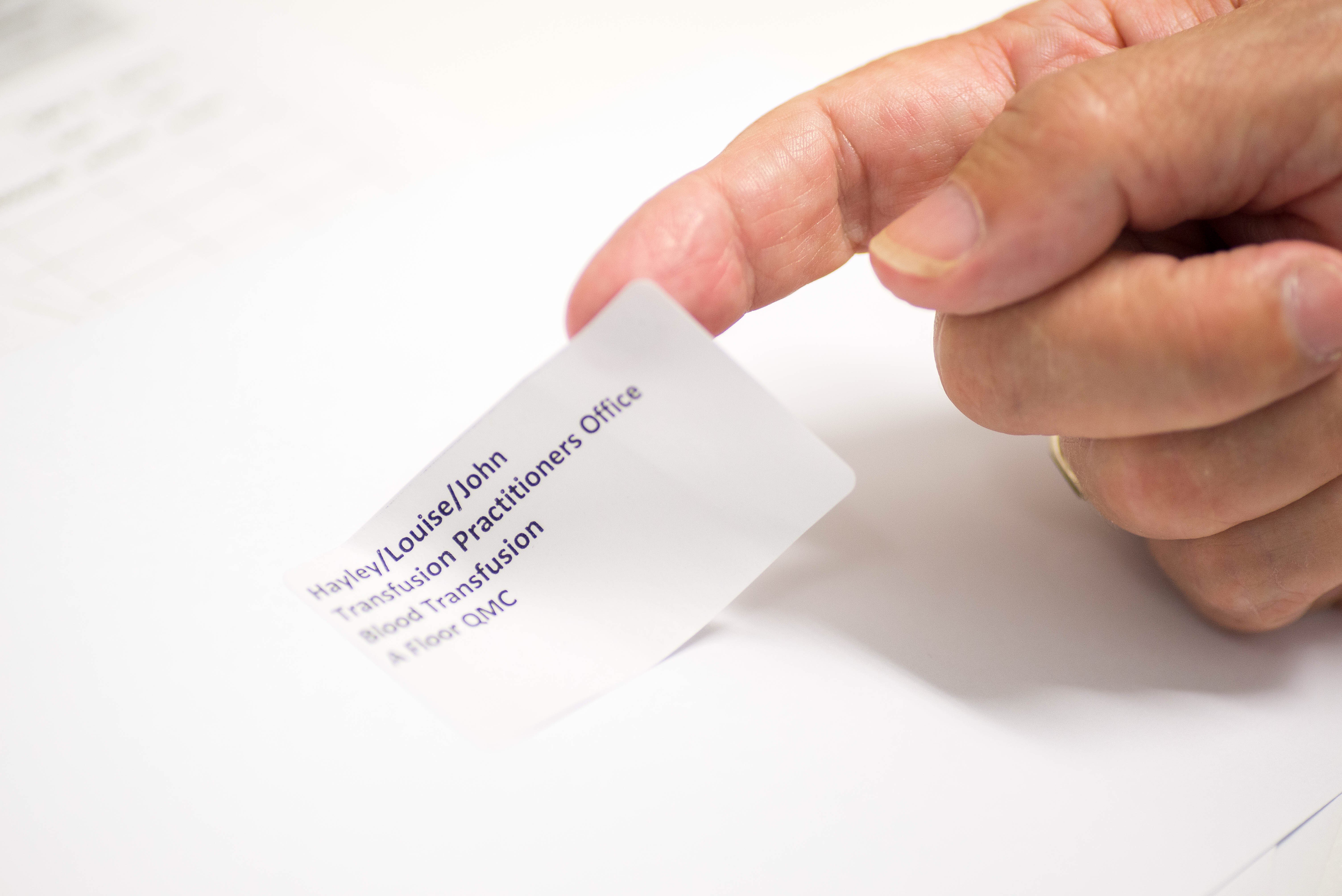Pre-labelling a time saver for blood transfusions featured image