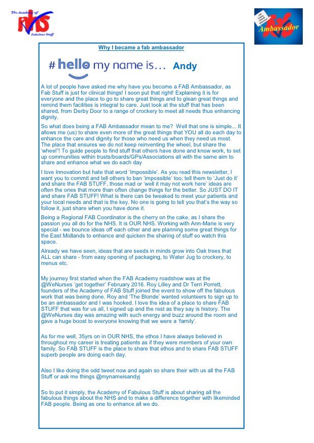 FabAmbassador Newsletter - 2nd edition featured image